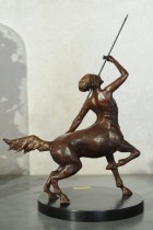 Chirone - Scultura in bronzo realizzata dal maestro Alessandro Romano