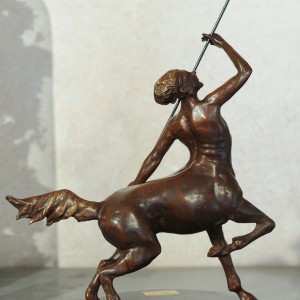 Chirone - Scultura in bronzo realizzata dal maestro Alessandro Romano
