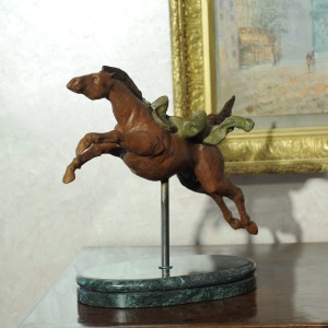 Cavallo - Scultura in bronzo realizzata dal maestro Alessandro Romano