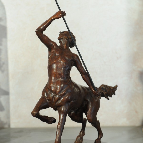 Chirone - Scultura in bronzo realizzata dal maestro Alessandro Romano