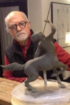 Chirone - Scultura in bronzo realizzata dal maestro Alessandro Romano